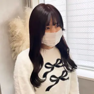 ロング カラー Rui/透明感カラー 暖色/レイヤーカットのヘアスタイル