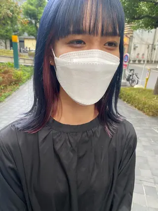 セミロング 透明感ニュアンス 柔らかstyle🤍のヘアスタイル