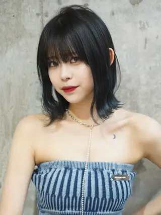 ミディアム 🎀しゅな/韓国 レイヤー/透明感♡のヘアスタイル