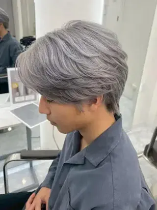 ショート カラー メンズ 女性専用サロン梅田 髪質改善カラーakiのヘアスタイル