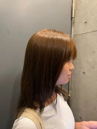 ミディアム SORA表参道所属・🫧透明感カラー🫧 暖色/島田晃太郎のヘアスタイル