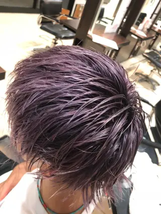 ショート カラー メンズ GISELAジゼラ所属・手塚 亮汰のヘアスタイル