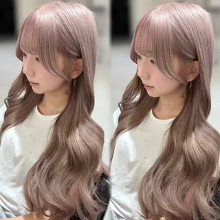 ロング カラー 艶髪×ガーリー🎀 渋谷/ririkaのヘアスタイル