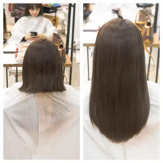 ショート FÜRSTIN所属・西村髪質改善 ブリーチ縮毛矯正のヘアスタイル