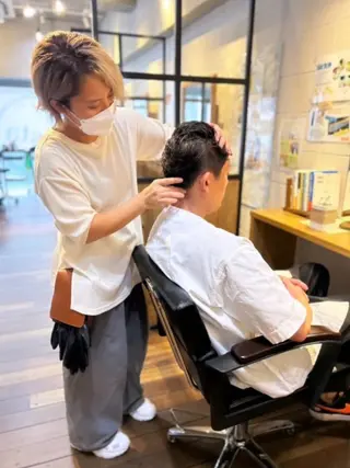 アイブロウ◎ rista藤岡佳世のヘアスタイル