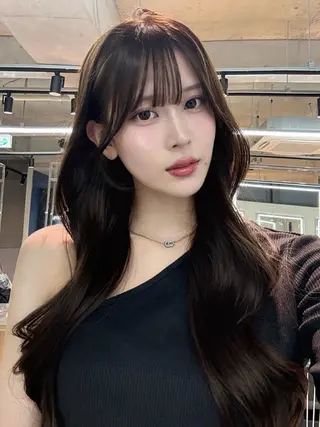 ロング カラー 韓国ヘア/レイヤー Londエレンのヘアスタイル