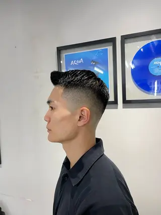 ショート メンズ FADE&LINE登戸店所属・🔥メンズ専門 美容師🔥 柳澤陵心のヘアスタイル