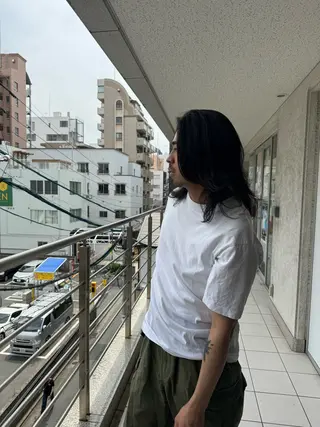 ロング メンズ 椎葉 祐也のヘアスタイル