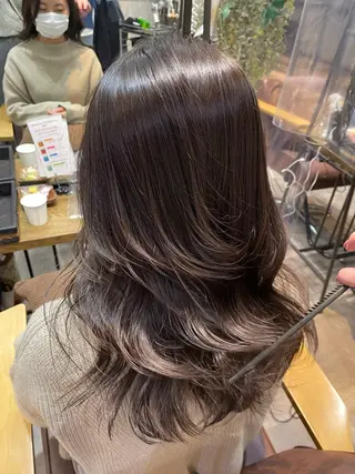 ミディアム REI 🫧 暖色カラー/ボブのヘアスタイル