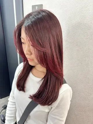 ロング エクステ/心斎橋/ ハイトーン/ミサキのヘアスタイル