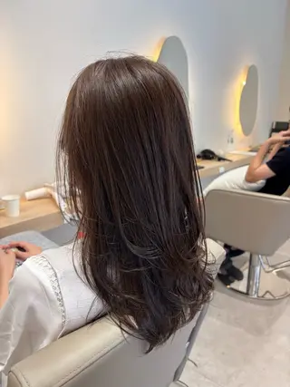 セミロング カラー レイヤー/透明感/髪 質改善/メンズ/佐藤のヘアスタイル