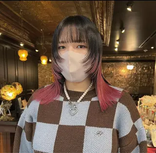 セミロング カラー HAIR MAKE miel所属・🫧透明感カラー🫧 SHINSEIのヘアスタイル