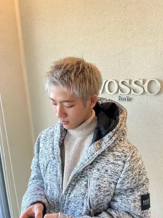 ショート メンズ VOSSO所属・吉澤 大和/カット/カラーのヘアスタイル