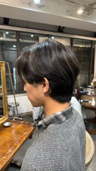 ショート カラー メンズ 🔆髪質改善 透明感 カラー🔆佐々木貴仁のヘアスタイル