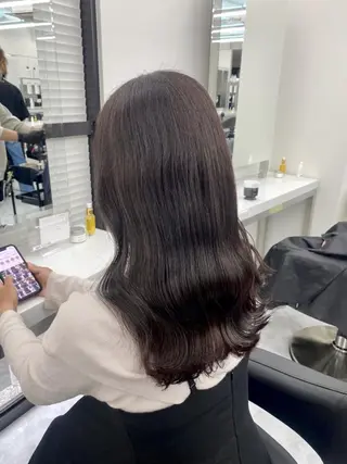 カラー 透明感韓国ヘア💍 表参道シアター♡のヘアスタイル