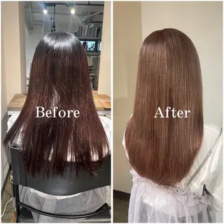 ロング カラー ムラ修正/ ハイトーン💖Riaのヘアスタイル