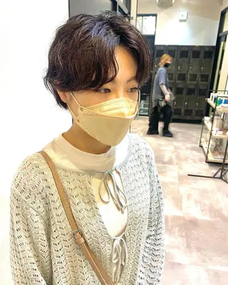 ショート パーマ しおり/パーマ/ newi町田のヘアスタイル