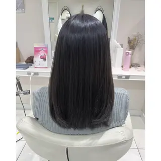 セミロング カラー 韓国ヘア 🎀中川綾乃🎀のヘアスタイル