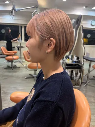 ショート ボブ/透明感カラー /大宮/たぐち🥣のヘアスタイル