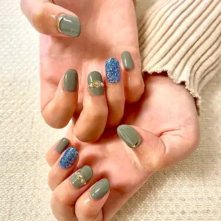 ネイル 🤎🧸 Aya 🧸🤎のネイルデザイン