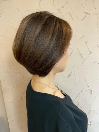 ショート カラー スローエイジング/ ダメージレス鈴木慎一のヘアスタイル
