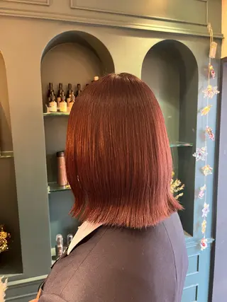 ミディアム カラー 🍊暖色カラー🍊 sakuraのヘアスタイル