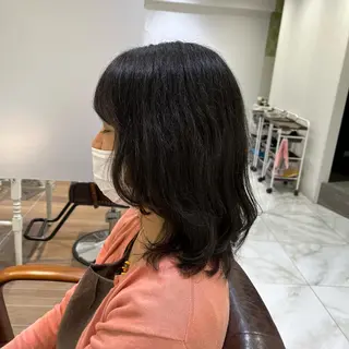 ミディアム 白髪染め /増田桃子のヘアスタイル