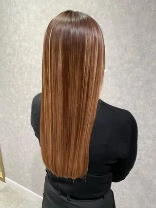 ミツキ/ 透明感カラー/セットのヘアスタイル