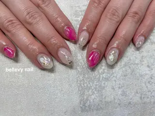 ネイル bellevy所属・藤原 はずきのネイルデザイン