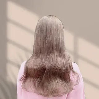 ロング くすみミルクティー/ ブラウン🪡TOWAのヘアスタイル