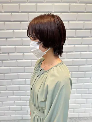 ショート カラー SALOWIN me＋店所属・半個室サロン🫧 ササキアヤカのヘアスタイル