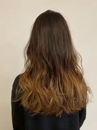 ロング カラー デザインカラー🌈 高木リョウのヘアスタイル