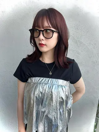 ミディアム SOYON nanamiのヘアスタイル