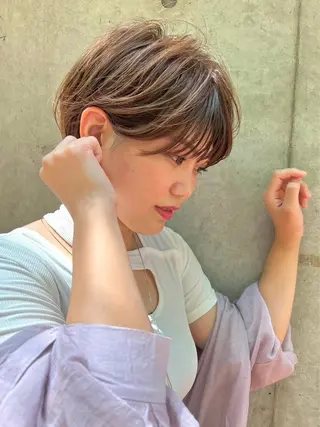 ショート 岸本 理希のヘアスタイル