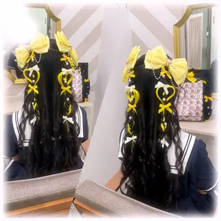 ヘアアレンジ 秋葉原コットン所属・ヘアセット 🤍AIRA🤍のヘアスタイル