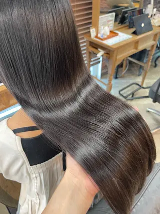 ロング かめい りなのヘアスタイル