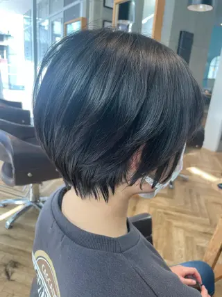 ショート 🌈艶カラー× メンズパーマ永埜🌈のヘアスタイル