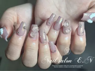 ネイル E.N🦋 長さ出し/持ち込みのネイルデザイン