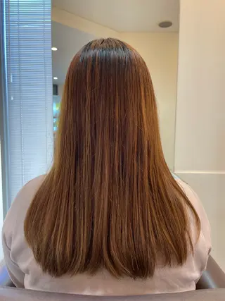 セミロング 平 真亜里のヘアスタイル