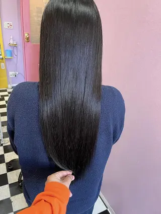 ロング エクステ/TARKY 編み込みエクステのヘアスタイル