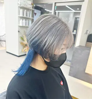 ミディアム カラー 𝐑𝐲𝐮𝐤𝐢 【店長】ALEAPのヘアスタイル