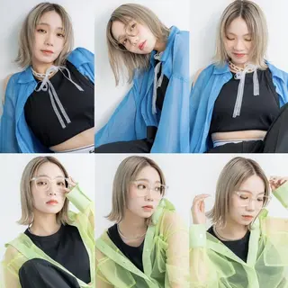 ショート カラー SOURCE 茨木のヘアスタイル