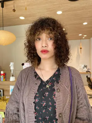 ミディアム パーマ パーマ指名No1 /namiのヘアスタイル