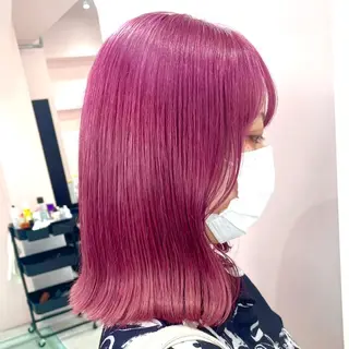 ミディアム カラー 艶髪 🦋CON🦋のヘアスタイル