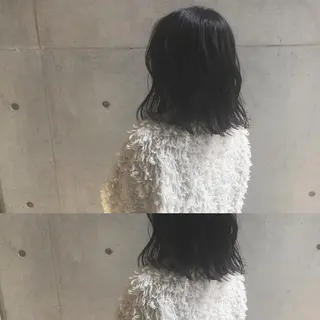 ミディアム CLUTCH天王寺 西藤遥河のヘアスタイル