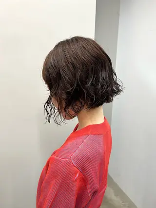 ショート パーマ ROCCOeast Rukaのヘアスタイル