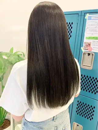 ロング カラー moeka レイヤー /艶カラー/韓国のヘアスタイル