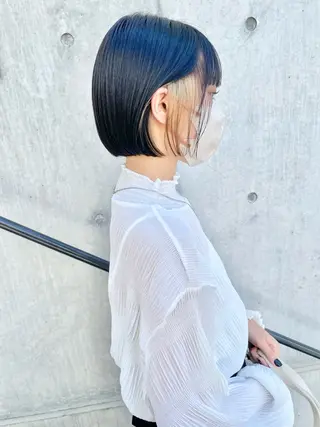 ショート カラー ショートボブ縮毛矯正 髪質改善のプロ山道潤のヘアスタイル