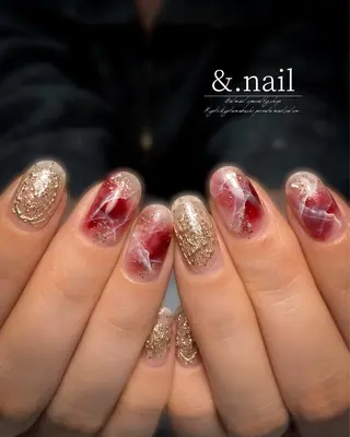 ネイル &.nail/ ニュアンス/持込み可のネイルデザイン