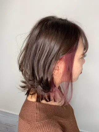 ミディアム カラー 櫛部洸貴/ メンズ、ヘットスパのヘアスタイル